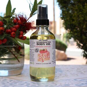 Handcrafted Strawberry Shortcake Body Oil Body Juice Mist Sprayer Skin Care